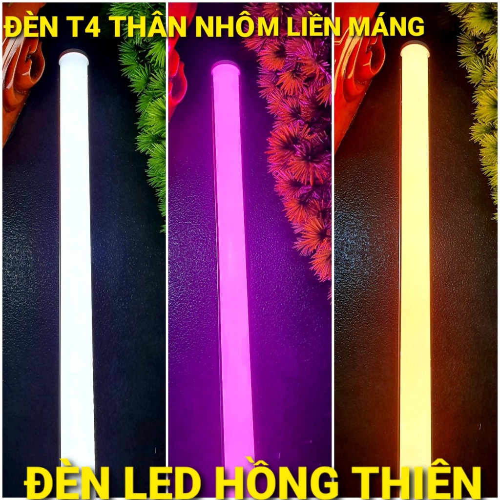 ĐÈN T4 LED THÂN NHÔM LIỀN MÁNG 70CM/85CM/1M/1M2