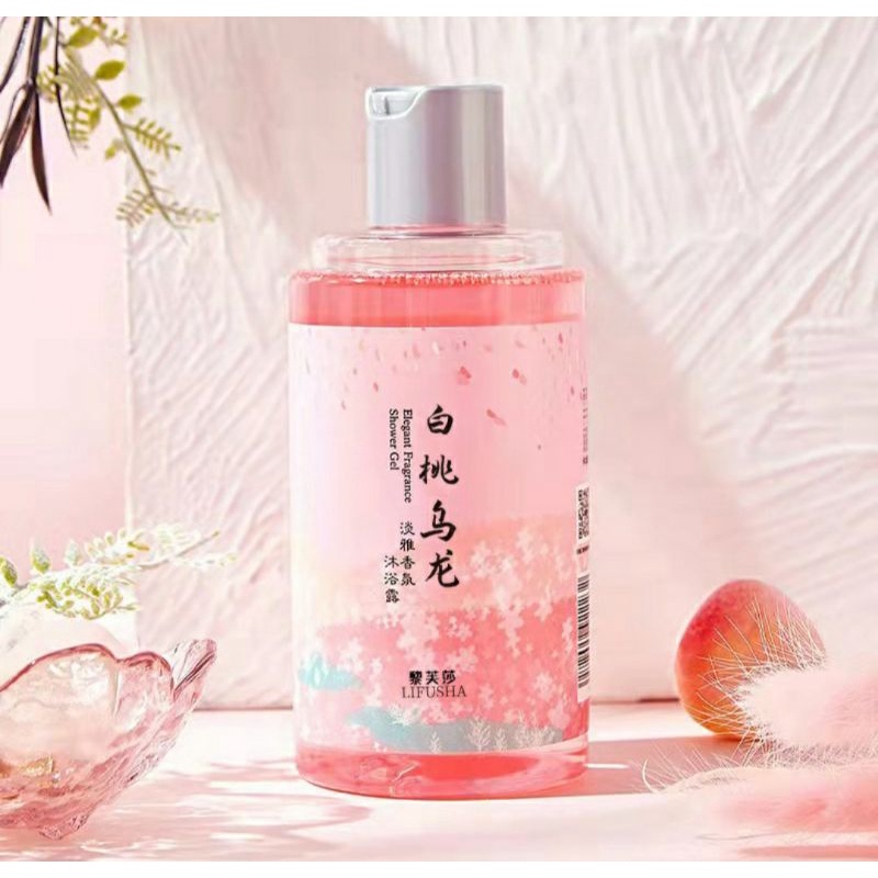 Sửa Tắm Trắng Đào Ô Long+Dưỡng Thể Heyxi Hỗ Trợ Làm Sáng Da Căng Mịn Da Nội Địa Trung 245ml