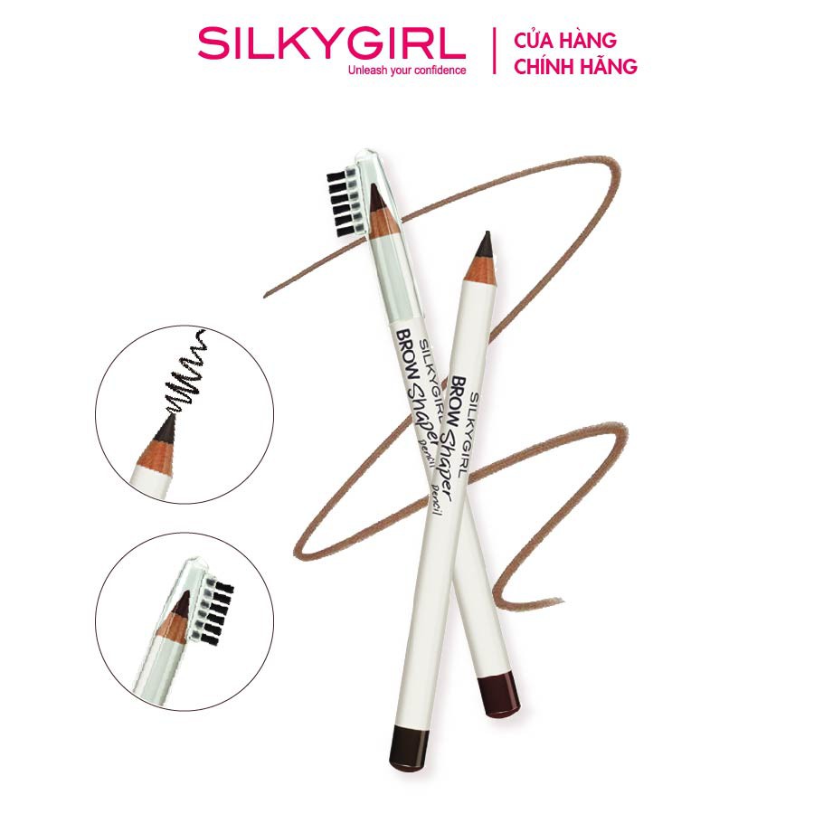 Chì Mày Kèm Chổi Silkygirl Brow Shaper Pencil 1.14g