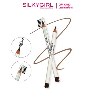 Chì Kẻ Chân Mày Kèm Chổi Silkygirl Brow Shaper Pencil 1.14g