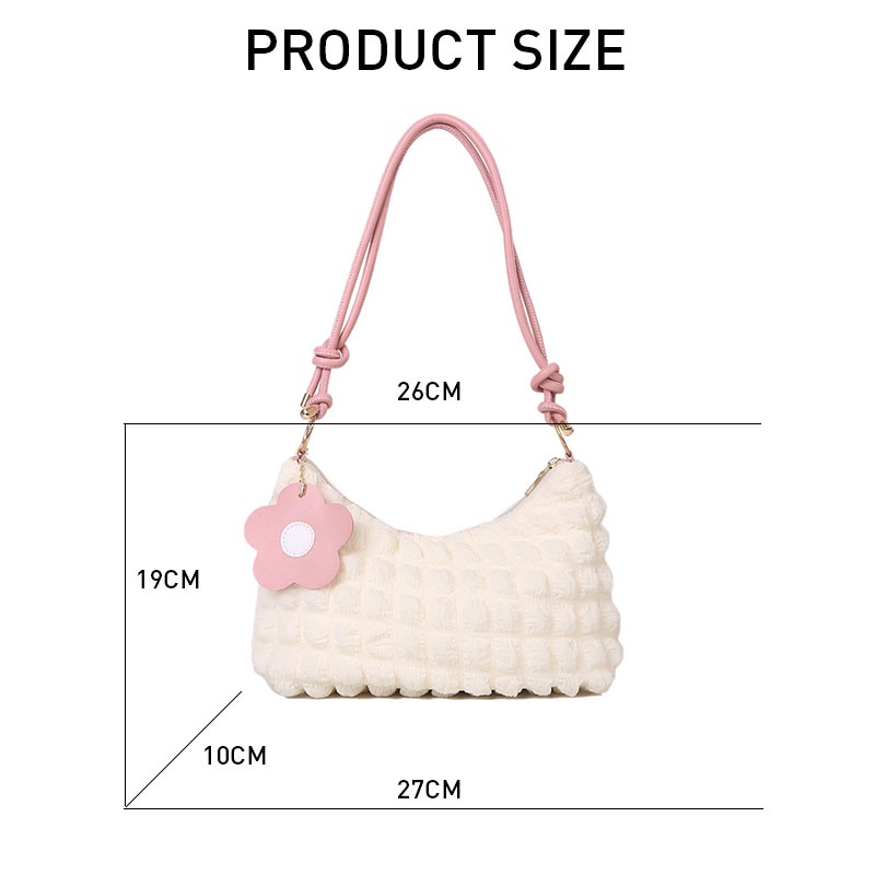 Túi xách YADOU đeo vai họa tiết hoa thời trang cá tính cho nữ