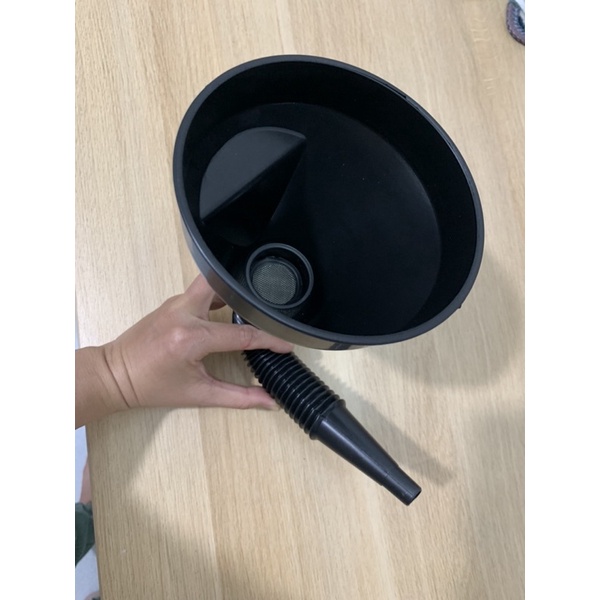 Phễu quặng kèm ống ruột gà dài để đổ xăng dầu nhiên liệu có lưới lọc cặn cho xe máy xe hơi ô tô giá rẻ
