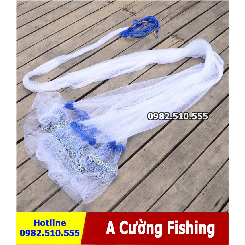 Chài cá - Chài cước chân xích bung chài 6m nặng 4.5kg