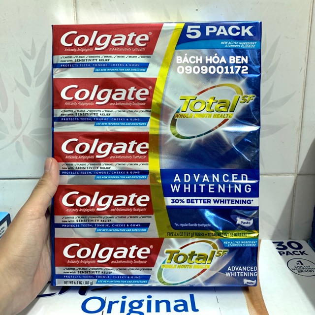 Kem đánh răng Colgate Total Advanced 181g