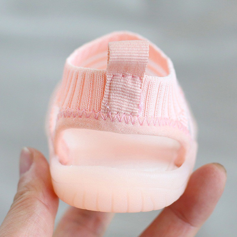 Giày sandal đế mềm chống trượt bít ngón thời trang Hàn Quốc dành cho bé