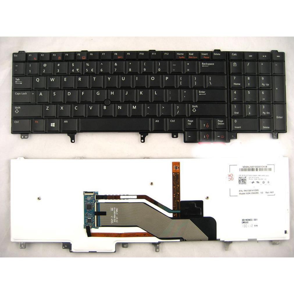 Bàn Phím Laptop Dell Latitude E6520 E6530 E6540 E5520 E5520M E5530