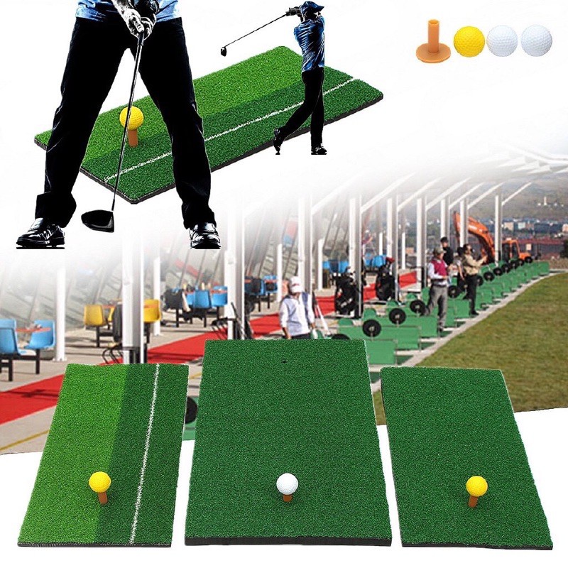 Thảm Tập Kỹ Thuật Swing Golf -  SwingChip/ Kèm 1 Tee Cao Su/ Kích Thước 30x60cm Nhỏ Nhẹ, Tiện Dụng
