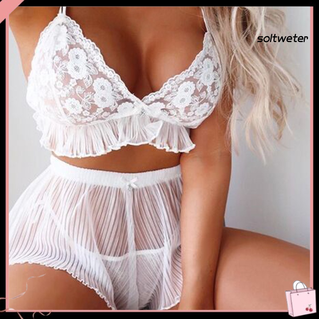 đồ ngủ Hai Dây Phối Ren Quyến Rũ Dành Cho Nữ