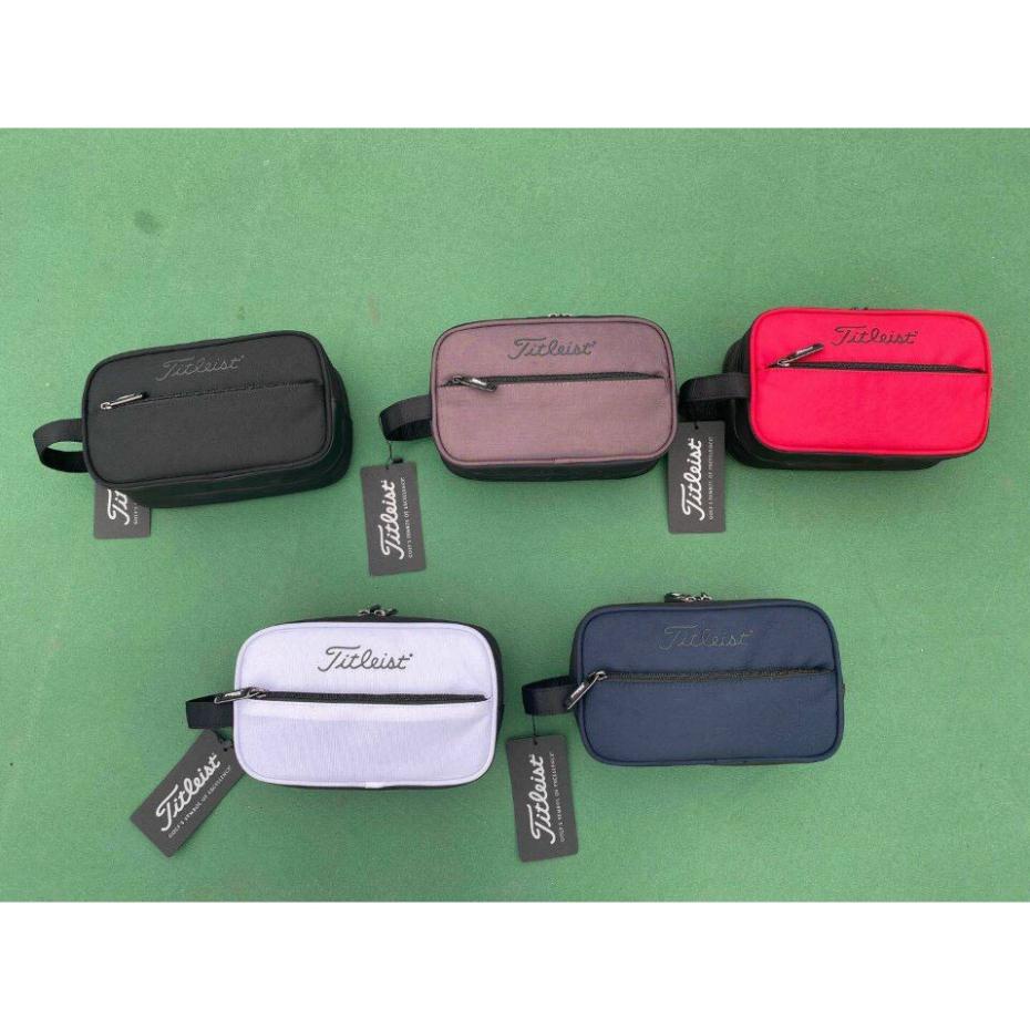 Túi cầm tay golf Nam Nữ Titleist nhỏ gọn đựng phụ kiện cá nhân - TCT01 [Golf_Star]