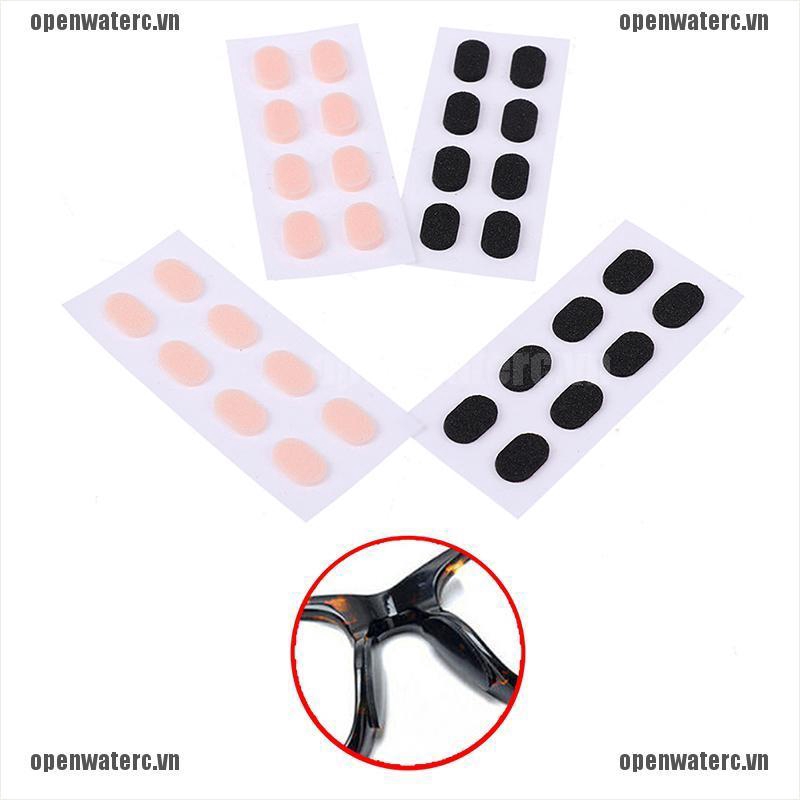 (Hàng Mới Về) Bộ 8 Cặp Miếng Dán Silicone Chống Trượt Cho Mắt Kính