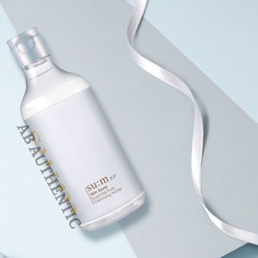 Nước Tẩy trang Sum 37 dịu nhẹ, sạch sâu Skin Saver Essential Cleansing Water 400ml- AB AUTHENTIC
