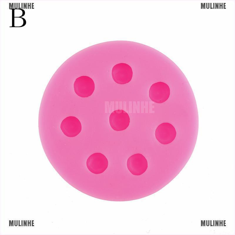 Khuôn silicone hình quả việt quất làm bánh 8 lỗ