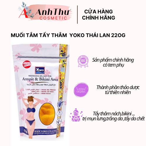 [Mã COSDAY - 50k đơn 250k] Muối tắm YOKO tẩy vết thâm 220g