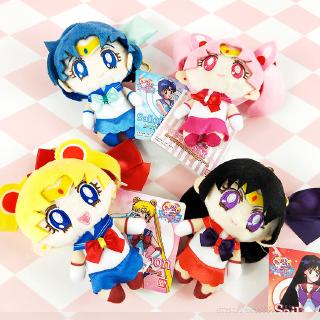 Thủy thủ mặt trăng kỷ niệm 25 năm Q Edition Plush Doll Keychain Mặt dây chuyền Thủy thủ mặt trăng