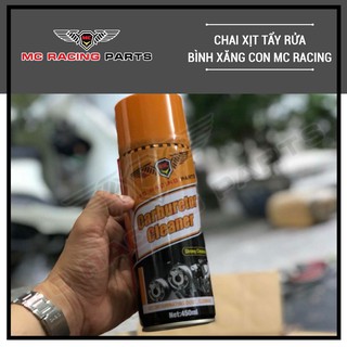 CHAI XỊT TẨY RỬA BÌNH XĂNG CON MC RACING