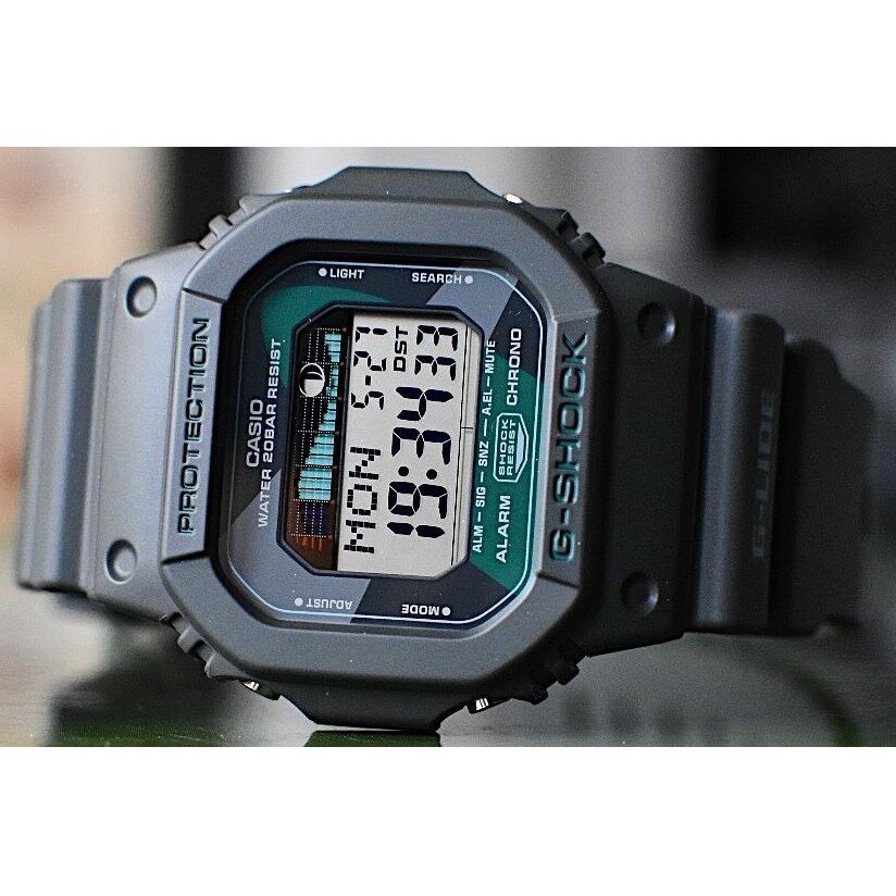 Đồng hồ đôi Casio G Shock GLX-5600VH-1DR và baby G BLX-560VH-1DR - Chống nước độ sâu