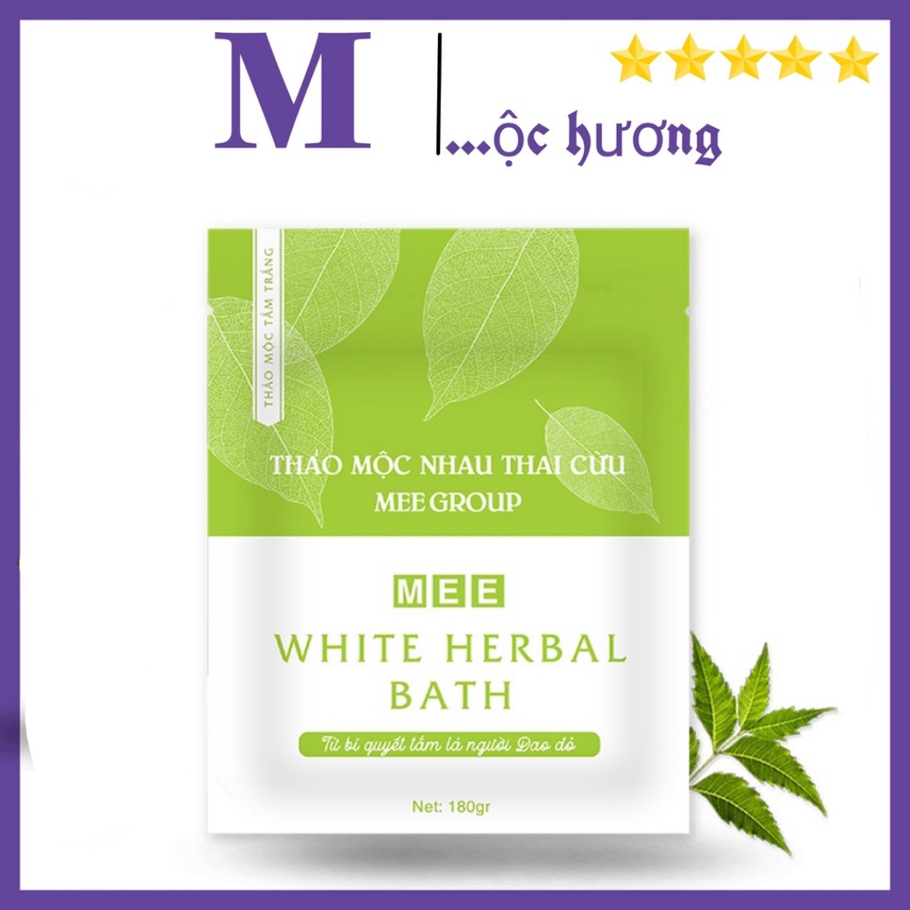 Thảo Mộc Tắm Trắng Nhau Thai Cừu - Mee Natural- Hàng chuẩn