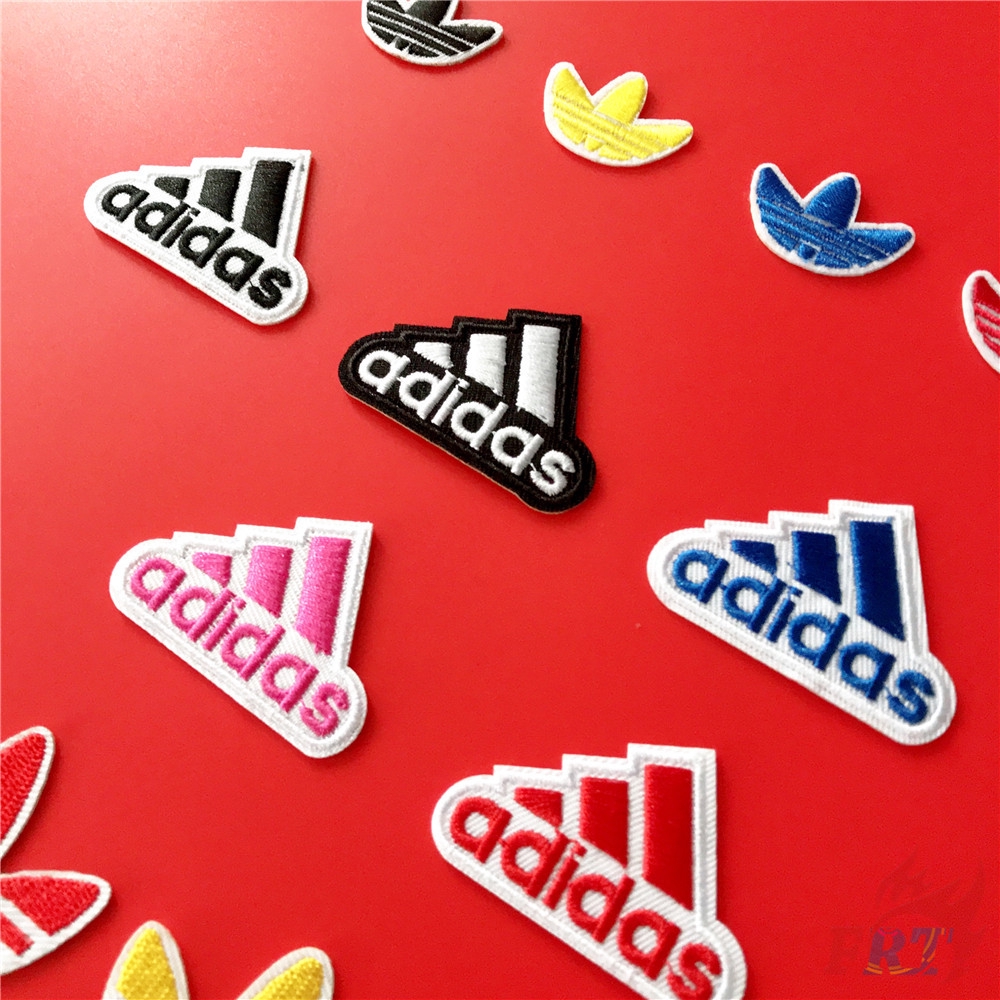 Miếng dán nhiệt in logo Adidas thời trang DIY