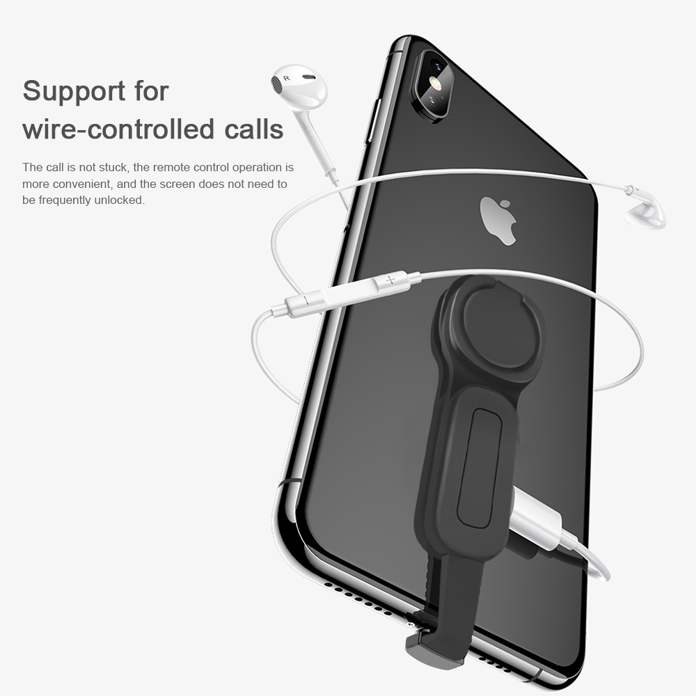 Giá đỡ điện thoại dạng nhẫn tích hợp cổng sạc lightning 3.5mm và cổng tai nghe cho IPhone X XR XS 8 Plus