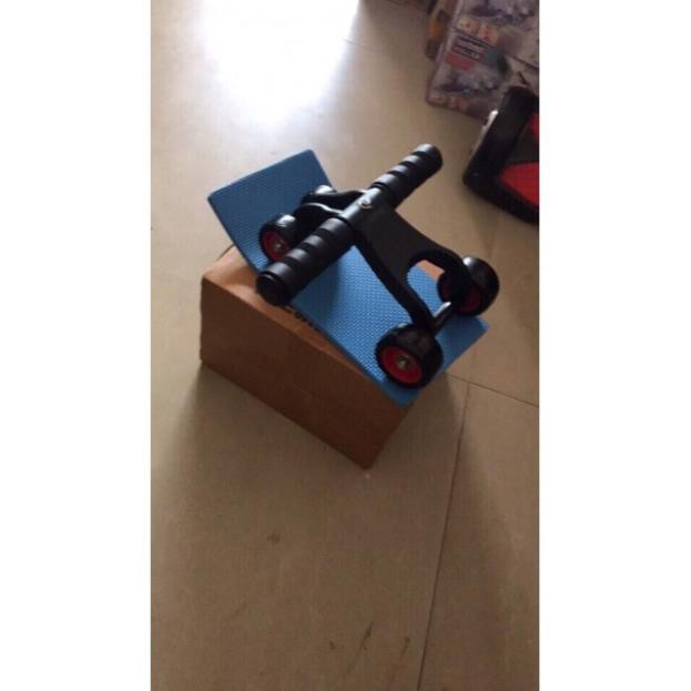 CON LĂN TẬP BỤNG 4 BÁNH ( AB ROLLER AND PUSH UP BAR) [HOT]