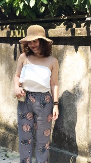 Áo lụa nữ 2 dây bèo nhún