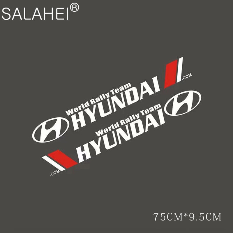 Đề can dán trang trí cửa xe hơi tiện dụng cho Hyundai i10 Kona Getz Accent Elantra Sonata Tucson