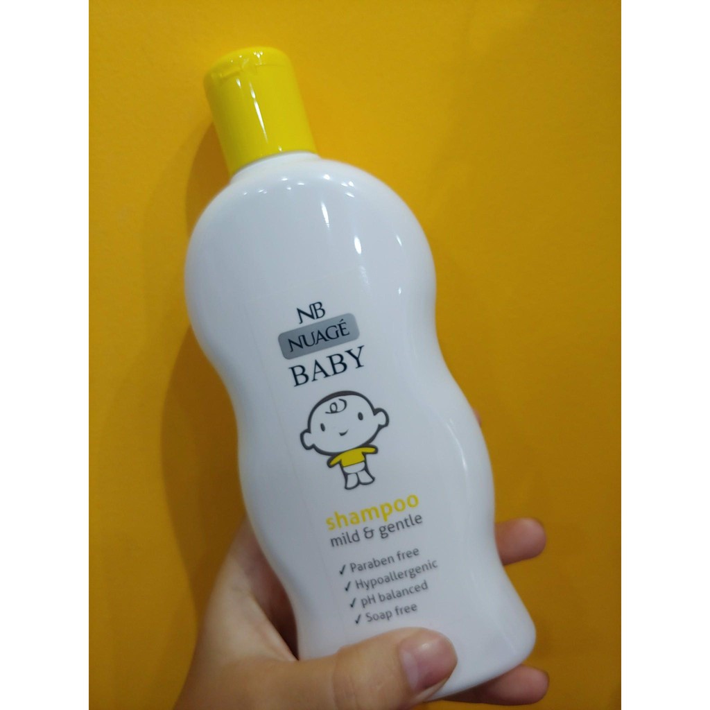 Dầu Gội Cho Bé Hương Hoa Cúc và Cỏ Hương Bài Nuage Baby Shampoo Mild & Gentle 300ml
