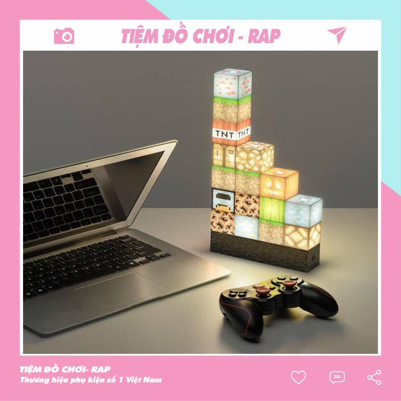 Đèn lego lắp ráp thông minh trang trí nhà cửa,phòng ngủ góc làm việc-Ráp