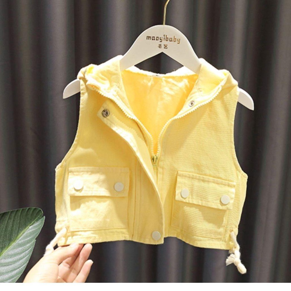 Áo Thun Cotton Trơn Không Tay Phong Cách Thời Trang Nhật Hàn Mới 2022 Cho Bé Gái