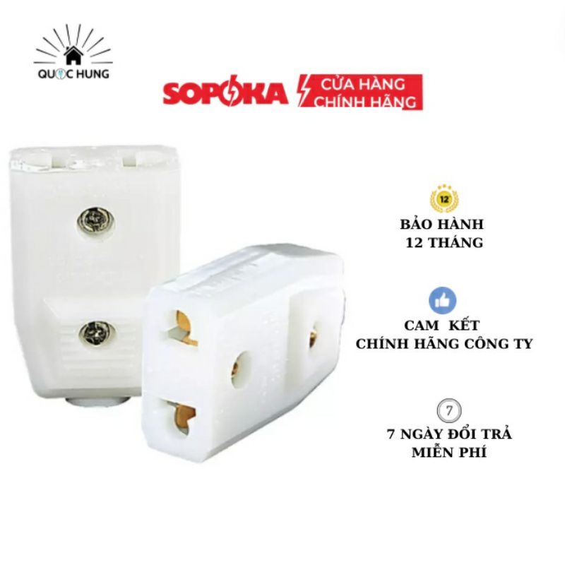 Phích âm, phích ổ cắm, phích cái chính hãng Sopoka
