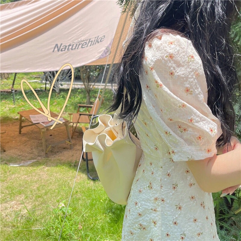 Váy hoa nhí bánh bèo vintage Quảng Châu cực xinh