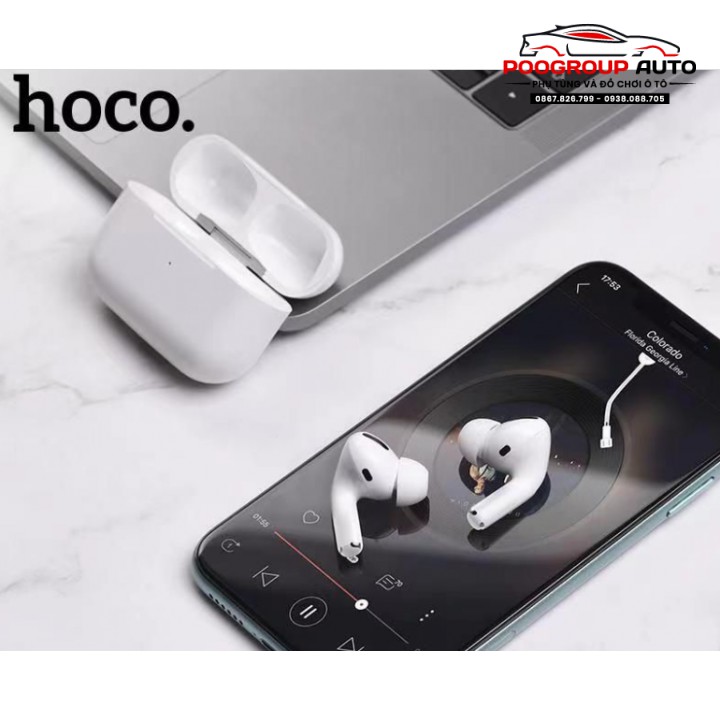 CHÍNH HÃNG tặng vỏ bọc pro Tai nghe Bluetooth V5.1 Hoco DES08 hỗ trợ khử tiếng ồn, cảm biến, định vị, đổi tên có BH | BigBuy360 - bigbuy360.vn