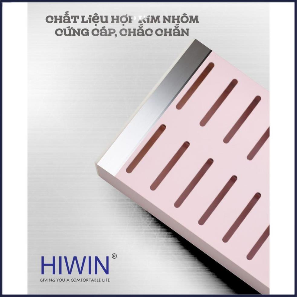 Kệ để dao, giá đựng đồ nhà bếp chất liệu hợp kim nhôm màu hồng cao cấp HIWIN K-003