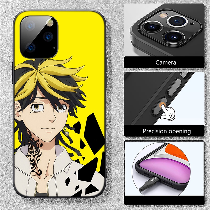 Ốp Điện Thoại Họa Tiết Hoạt Hình Tokyo Revengers Mikey Cho iPhone 5 5S 6 6S 7 8 11 Pro Max Plus SE XR AI91