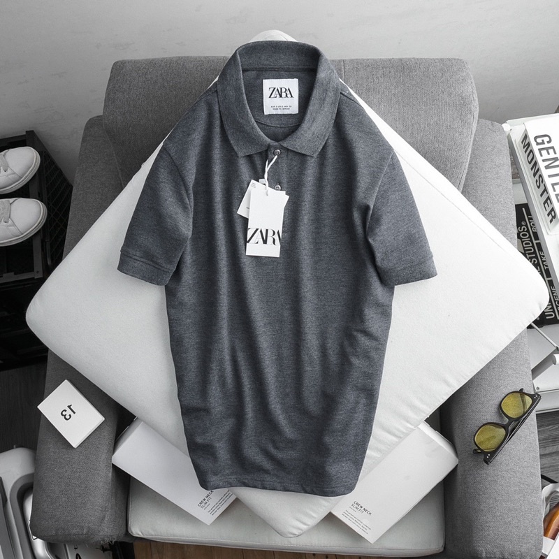 Áo thun nam polo có cổ ZR thun cao cấp thấm hút tốt