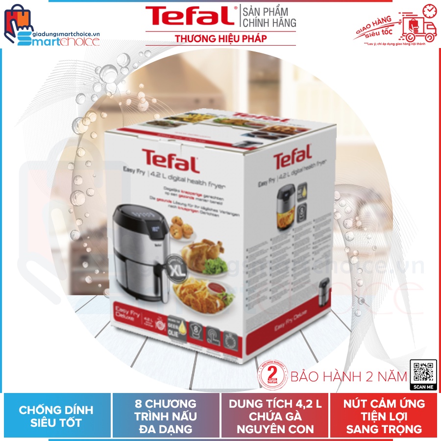 Nồi chiên không dầu Tefal EY401D15