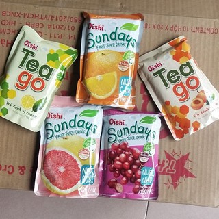 Nước trái cây TeaGo - Sunday Oishi 200ml ( thùng 10 gói)
