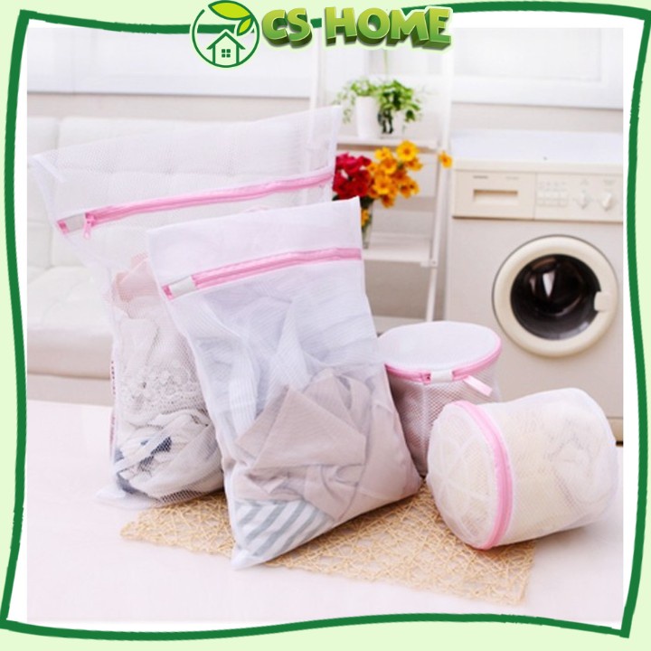 Túi giặt đồ máy giặt CSHome - Túi lưới giặt quần áo đồ lót nhiều kích cỡ bảo vệ quần áo tránh xù lông rút sợi nhàu nát