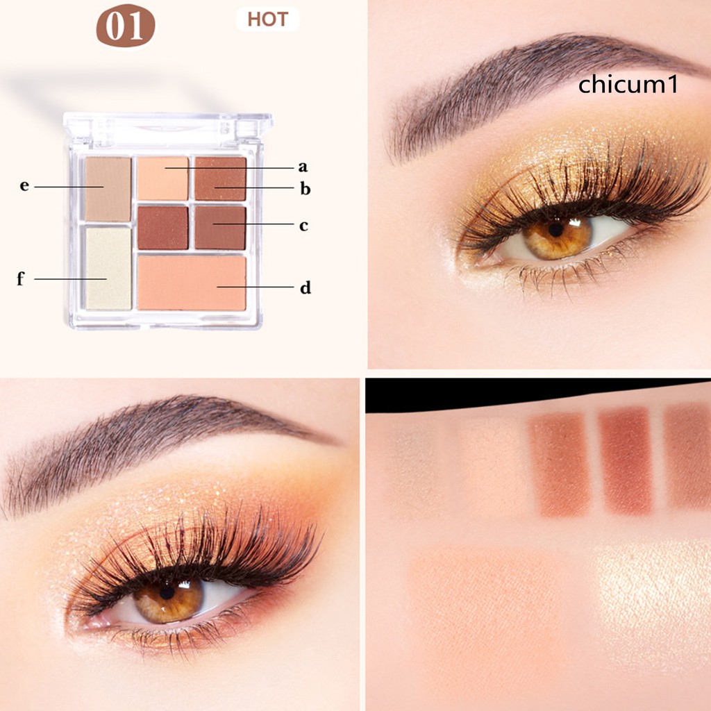 (Hàng Mới Về) Bảng Phấn Mắt 7 Màu Ánh Ngọc Trai Nhung Mịn Không Thấm Nước | BigBuy360 - bigbuy360.vn