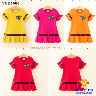 Đầm thun con ong cho bé gái từ 8-22kg