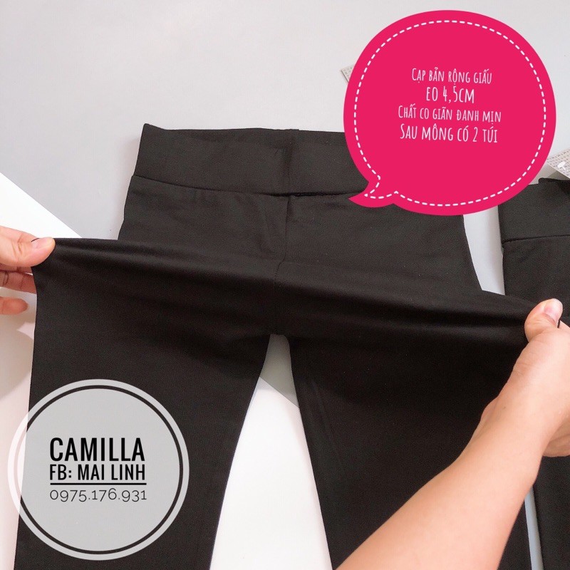 ✨BÁN SỈ✨Quần legging túi sau chất co dãn