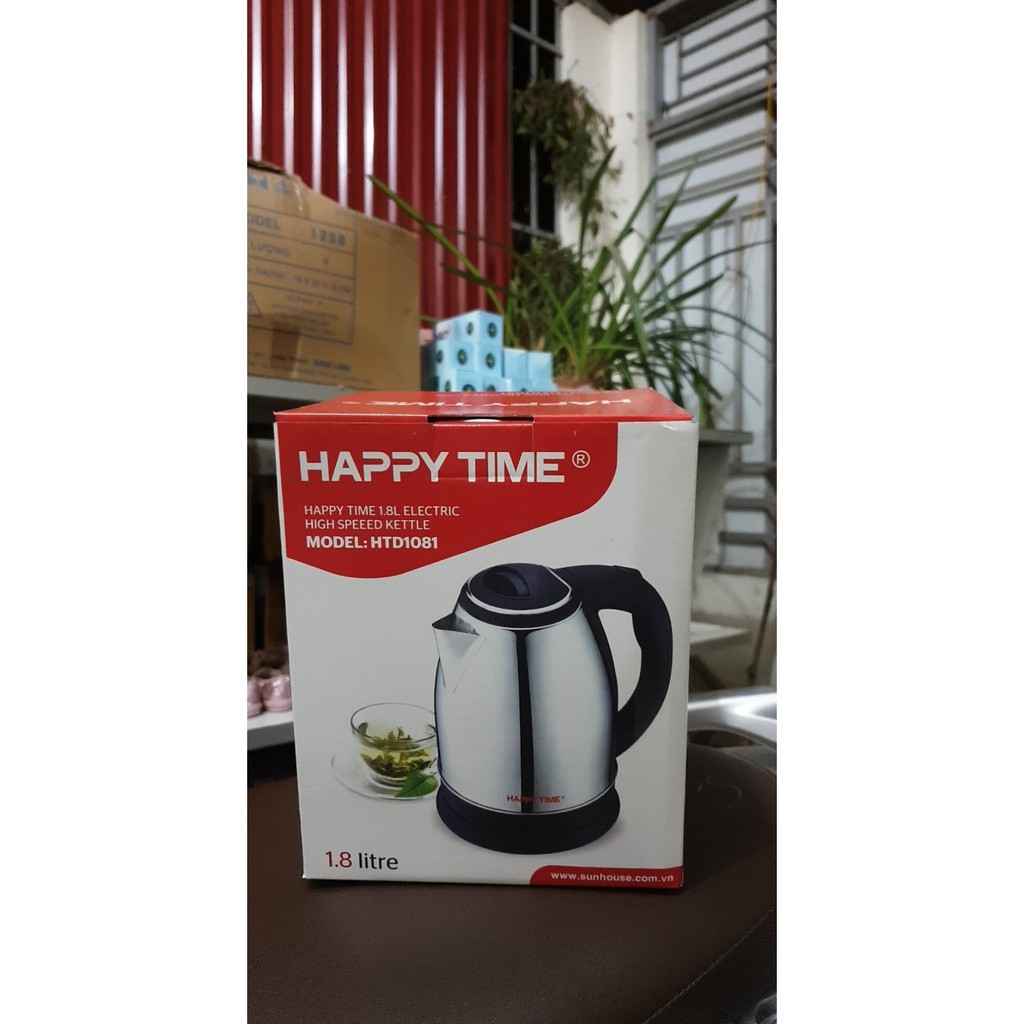 ẤM SIÊU TỐC INOX 1.8L SUNHOUSE HAPPY TIME HTD1081