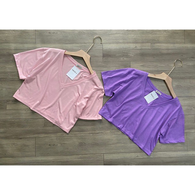 ÁO CROPTOP CỔ TIM