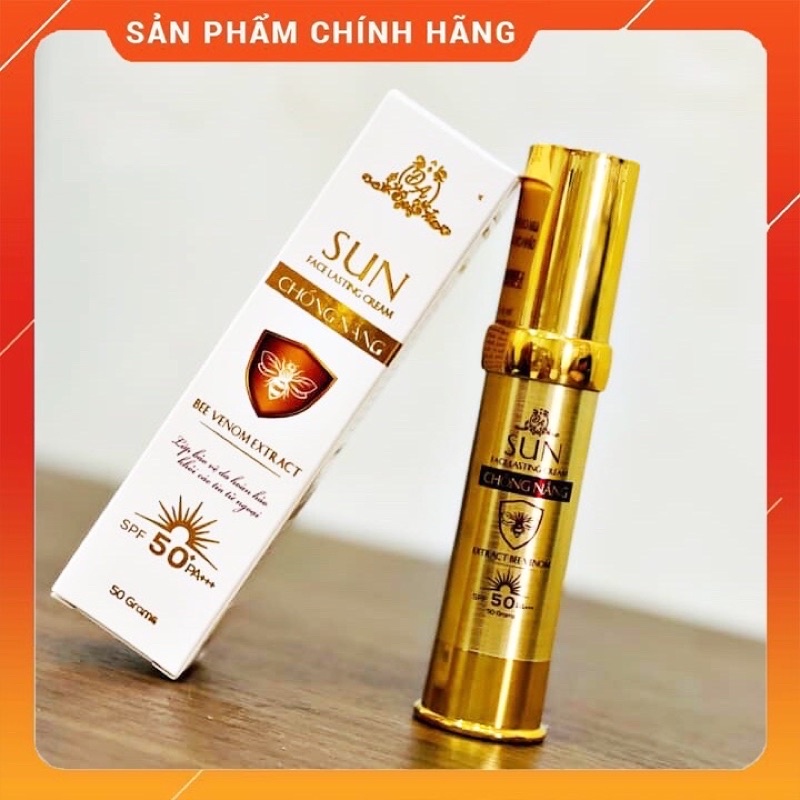 Kem chống nắng collagen x3 chiết xuất nọc ong, Đông Anh 50gr (chính hãng100%)