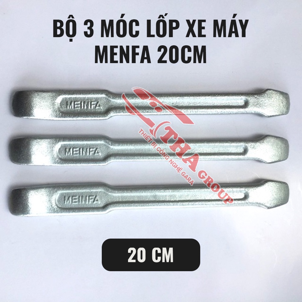 Bộ 3 Móc Lốp Xe Máy  Menfa 20Cm
