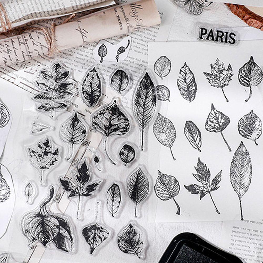 Tem Đóng Dấu Bằng Silicon Mềm Trong Suốt Hình Số / Bướm DIY