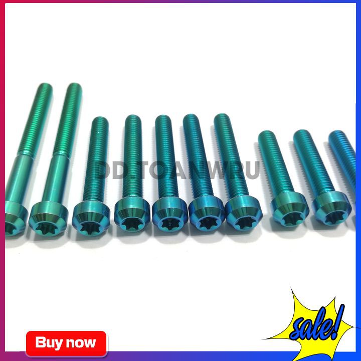 Full Bộ Ốc Gắn Lốc Máy cho xe Vario - Siêu xịn