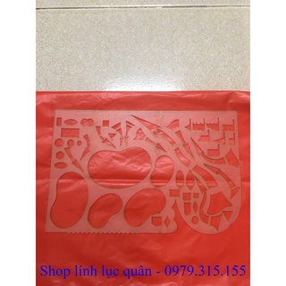 Thước chỉ huy tham mưu mẫu 3 (27x18cm)