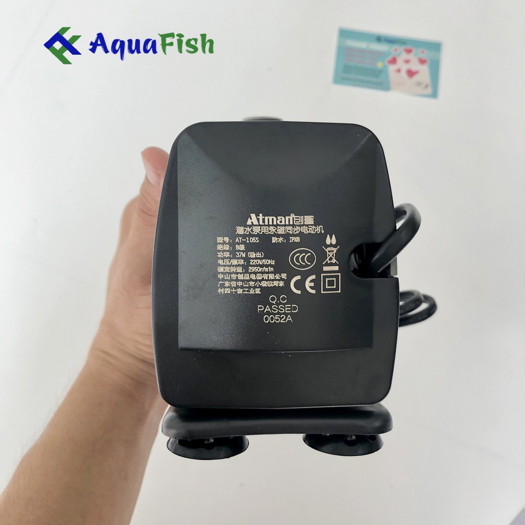 Máy Bơm Nước Cho Bể Cá Atman 104S đến 107S (máy bơm khỏe, tiết kiệm điện và êm ái)