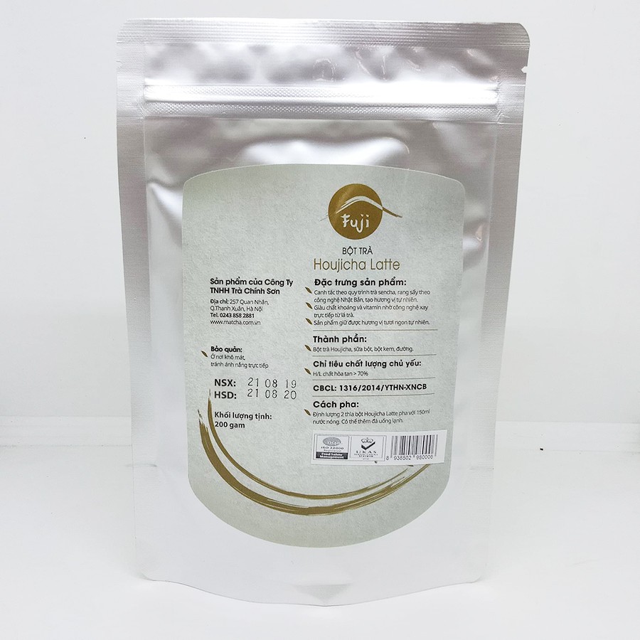 Bột Trà Rang Chính Sơn Houjicha Latte Pha Chế Đồ Uống 750g/500g/200g